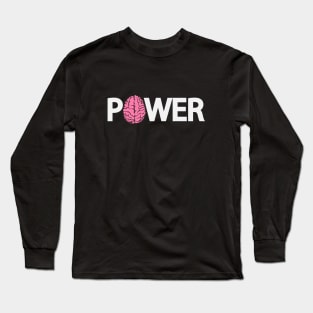 Power typography design Long Sleeve T-Shirt